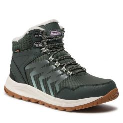 Trapery Sprandi. Zielone traperki Sprandi, bez wzorów, bez obcasa, bez zapięcia. Za 229.99 zł.