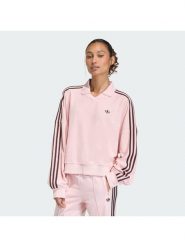Adidas Bluza Terry Towel KD1400 Różowy Oversize. Czerwone bluzy adidas, s, bez wzorów, z bawełny, bez ramiączek, bez kaptura. Za 279.99 zł.