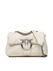 PINKO Torebka Love Mini Puff Cl . PE 23 PLTT 100039 A0F2 Écru. Kopertówki Pinko, bez wzorów, ze skóry, wizytowe, bez dodatków. Za 1,599.00 zł.