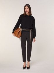 Rodier Wełniany sweter w kolorze czarnym rozmiar: S. Czarne swetry Rodier, s, bez wzorów, z wełny, bez ramiączek. Za 260.99 zł.