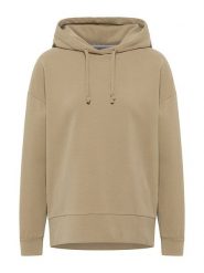 ELBSAND Bluza "Mathea" w kolorze szarobrązowym rozmiar: XS. Brązowe bluzy ELBSAND, xs, bez wzorów, bez ramiączek, z kapturem. Za 163.45 zł.