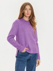 Brave Soul Sweter LK-248CARRY Fioletowy Regular Fit. Fioletowe swetry Brave Soul, s, bez wzorów, z syntetyku, bez ramiączek. Za 79.99 zł.