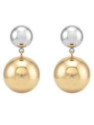 Weekend Max Mara Kolczyki 2615751074650 Złoty. Żółte kolczyki Weekend Max Mara, metalowe. Za 339.99 zł.