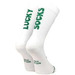 Skarpetki Sporcks Lucky. Białe skarpetki SPORCKS, bez wzorów, ze skóry. Za 137.50 zł.