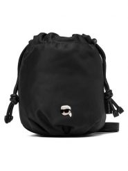KARL LAGERFELD Torebka A4W30016 Czarny. Czarne torebki klasyczne KARL LAGERFELD, bez wzorów, z materiału, bez dodatków. Za 519.99 zł.