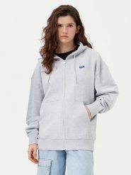 HUGO Bluza Doa 50542512 Szary Relaxed Fit. Szare bluzy Hugo, xs, bez wzorów, z bawełny, bez ramiączek, bez kaptura. Za 339.99 zł.