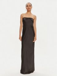 NORMA KAMALI Spodnie materiałowe ST1243CBC95001 Czarny Relaxed Fit. Czarne spodnie materiałowe Norma Kamali, bez wzorów, z materiału. Za 1,019.00 zł.