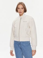 Tommy Jeans Kurtka bomber Classics DW0DW17240 Beżowy Regular Fit. Brązowe kurtki Tommy Jeans, m, bez wzorów, z jeansu, bez kaptura. Za 449.99 zł.