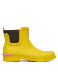 Barbour Kalosze Abbeyfield LRF0129YE11 Żółty. Żółte kalosze Barbour, bez wzorów, z gumy, bez zapięcia. Za 439.99 zł.