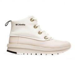 Buty do chodzenia damskie Columbia Moritza Shield. Białe buty trekkingowe Columbia, z kauczuku, bez zapięcia. Za 299.00 zł.