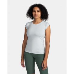 Damski bawełniany t-shirt Kilpi PROMO-W. Zielone t-shirty Kilpi, l, bez wzorów, z bawełny, sportowe, bez kołnierzyka, bez ramiączek. Za 75.03 zł.