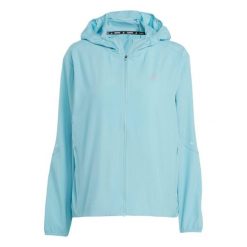 Damska wodoodporna kurtka z kapturem adidas Run It. Niebieskie kurtki do biegania adidas, bez wzorów, z kapturem, do biegania. Za 277.10 zł.