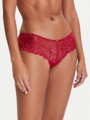 Chantelle Bokserki Fleurs C12M40 Czerwony. Czerwone bokserki damskie Chantelle, bez wzorów, z syntetyku. Za 239.99 zł.