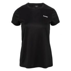 Damska koszulka treningowa Hi-Tec Bodini. Czarne t-shirty sportowe Hi-tec, m, bez wzorów, z materiału, bez ramiączek, do biegania. Za 61.48 zł.