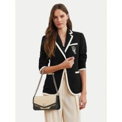 Torebka LAUREN RALPH LAUREN. Białe kopertówki Lauren Ralph Lauren, bez wzorów, wizytowe, bez dodatków. Za 809.99 zł.