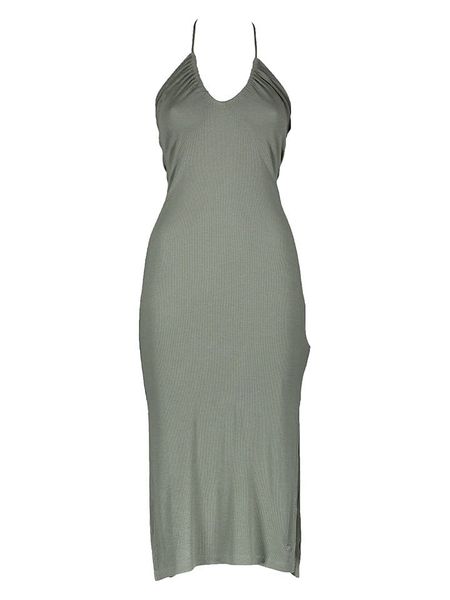 Roxy Sukienka w kolorze khaki rozmiar: M. Brązowe sukienki Roxy, m, bez wzorów, bez kołnierzyka, bez ramiączek, midi. Za 105.14 zł.