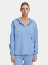 JOOP! Bluza Tristani 30102182 Niebieski Regular Fit. Niebieskie bluzy Joop!, bez wzorów, z bawełny, bez ramiączek, bez kaptura. Za 849.99 zł.