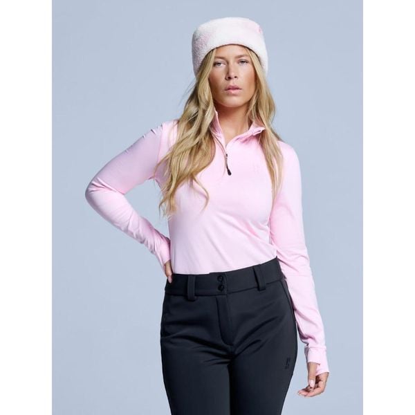 Bluza narciarska - Damskie - Arctic 2.0 - Pudrowy róż. Czerwone bielizna termoaktywna damska POEDERBAAS, bez wzorów, z elastanu, bez ramiączek, narciarskie. Za 234.14 zł.