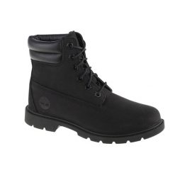 Trapery damskie, Timberland Linden Woods 6 IN Boot. Czarne traperki Timberland, bez wzorów, sportowe, bez obcasa, bez zapięcia. Za 549.99 zł.