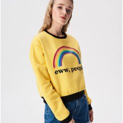 Bluza Eww people - Żółty. Bluzy marki Sinsay. Za 39.99 zł.