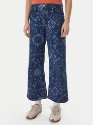 Roxy Jeansy Boogie Night ERJDP03332 Niebieski Wide Leg. Niebieskie jeansy Roxy, bez wzorów, z bawełny. Za 369.99 zł.