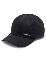 Calvin Klein Czapka z daszkiem Elevated Patch K50K510487 Czarny. Czarne czapki z daszkiem Calvin Klein, bez wzorów, z bawełny. Za 119.99 zł.