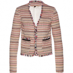 Żakiet z przędzy boucle bonprix beżowo-kolorowy. Marynarki i żakiety marki bonprix. Za 149.99 zł.