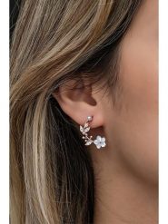 Heliophilia Srebrne kolczyki-wkrętki z cyrkoniami rozmiar: onesize. Szare kolczyki Heliophilia, z cyrkonią, srebrne. Za 60.99 zł.