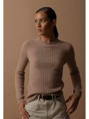 Perfect Cashmere Kaszmirowy sweter "Kylie" w kolorze karmelowym rozmiar: XL. Brązowe swetry Perfect Cashmere, xl, bez wzorów, z kaszmiru, bez ramiączek. Za 347.99 zł.
