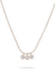 Tamaris Srebrny naszyjnik z elementami ozdobnymi - dł. 45 cm rozmiar: onesize. Szare naszyjniki Tamaris, z materiału, z cyrkonią, srebrne. Za 201.55 zł.