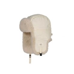 Czapka damska Barts Hawka. Białe czapki zimowe Barts, bez wzorów, z materiału. Za 249.00 zł.
