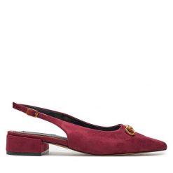 Baleriny Nine West. Czerwone baleriny Nine West, bez wzorów, bez obcasa, bez zapięcia. Za 199.99 zł.