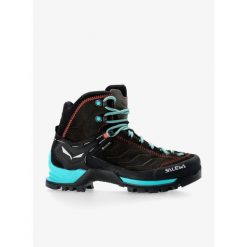 Buty damskie Salewa Mountain Trainer Mid GTX. Zielone buty trekkingowe Salewa, z gumy, bez zapięcia. Za 1,129.00 zł.