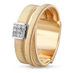 W.KRUK Pierścionek złoty MARCO BICEGO - ZBG/PB+13BK/14. Żółte pierścionki W.KRUK, złote. Za 10,690.00 zł.