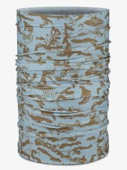 Buff Szal-koło w kolorze błękitnym rozmiar: onesize. Niebieskie szaliki i kominy Buff, bez wzorów, z materiału. Za 67.45 zł.