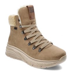 Brązowe Botki Rieker Ocieplane Obuwie Damskie. Brązowe botki Rieker, bez wzorów, ze skóry ekologicznej, eleganckie, bez obcasa, na obcasie, bez zapięcia. Za 309.00 zł.