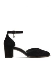 Lasocki Czółenka CEO-WB-VELA-02 Czarny. Czarne czółenka Lasocki, bez wzorów, ze skóry, bez obcasa, bez zapięcia. Za 229.99 zł.