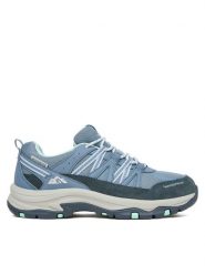 Skechers Trekkingi Trego 180003/SLT Niebieski. Niebieskie buty trekkingowe Skechers, z materiału, bez zapięcia. Za 359.99 zł.