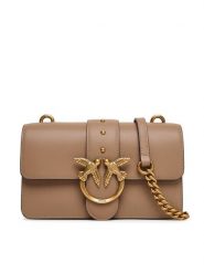PINKO Torebka Love One Mini ST.CL Al 25-26 PLTT 105856 A0F1 Beżowy. Brązowe listonoszki Pinko, bez wzorów, ze skóry, bez dodatków. Za 1,199.00 zł.