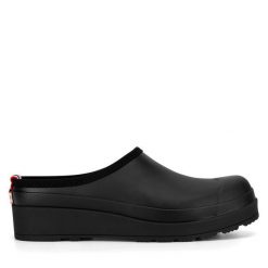 Kalosze Hunter. Czarne kalosze Hunter, bez wzorów, bez zapięcia. Za 249.99 zł.