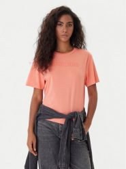 Kappa T-Shirt Frega 351M1KW Pomarańczowy Regular Fit. Brązowe t-shirty Kappa, l, bez wzorów, z bawełny, bez kołnierzyka, bez ramiączek. Za 39.99 zł.