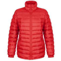 Damska Watowana Kurtka Ice Bird (wodoodporna I Wiatroodporna). Niebieskie kurtki RESULT, xl, bez wzorów, z puchu, bez kaptura. Za 211.99 zł.