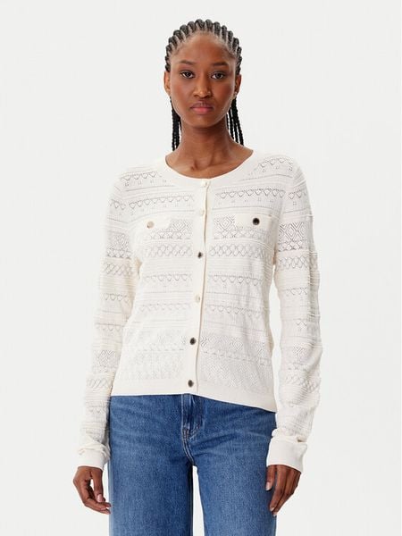 Morgan Kardigan 252-MNAHIA Beżowy Slim Fit. Brązowe swetry Morgan, m, bez wzorów, z syntetyku, bez ramiączek. Za 239.99 zł.