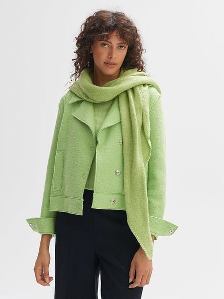 OPUS Szal w kolorze jasnozielonym - 186 x 96 cm rozmiar: onesize. Zielone szaliki i kominy Opus, bez wzorów, z materiału. Za 43.99 zł.