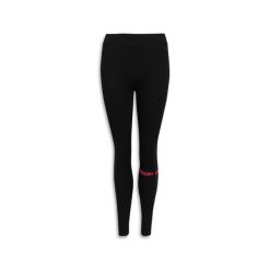 Damskie legginsy Superdry Sportswear. Czarne legginsy Superdry, bez wzorów, z bawełny, eleganckie. Za 230.00 zł.