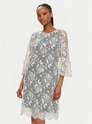 Bruuns Bazaar Sukienka koktajlowa Majah BBW3837 Écru Regular Fit. Sukienki Bruuns Bazaar, bez wzorów, z bawełny, wizytowe, bez kołnierzyka, bez ramiączek. Za 379.99 zł.