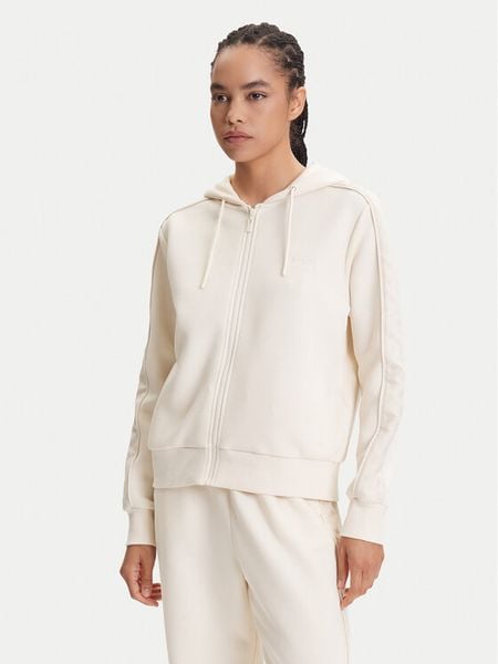 Guess Bluza V5YQ00 KB3P2 Écru Regular Fit. Bluzy Guess, xxs, z aplikacjami, z syntetyku, bez ramiączek, bez kaptura. Za 239.99 zł.