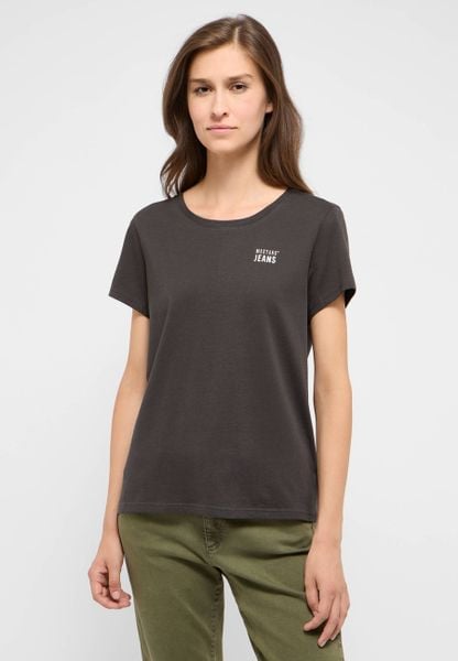 Damski T-Shirt Mustang Style Alma Pirate Black 1015938 4088. Czarne t-shirty Mustang, s, bez wzorów, bez kołnierzyka, bez ramiączek. Za 69.99 zł.