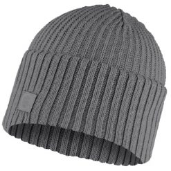 Czapka zimowa Knitted Rutger. Szare czapki zimowe Buff, bez wzorów, sportowe. Za 129.99 zł.