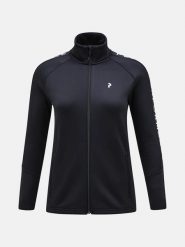 Bluza damska Peak Performance Rider Zip Jacket. Czarne bluzy Peak Performance, m, bez wzorów, z elastanu, bez ramiączek. Za 599.00 zł.